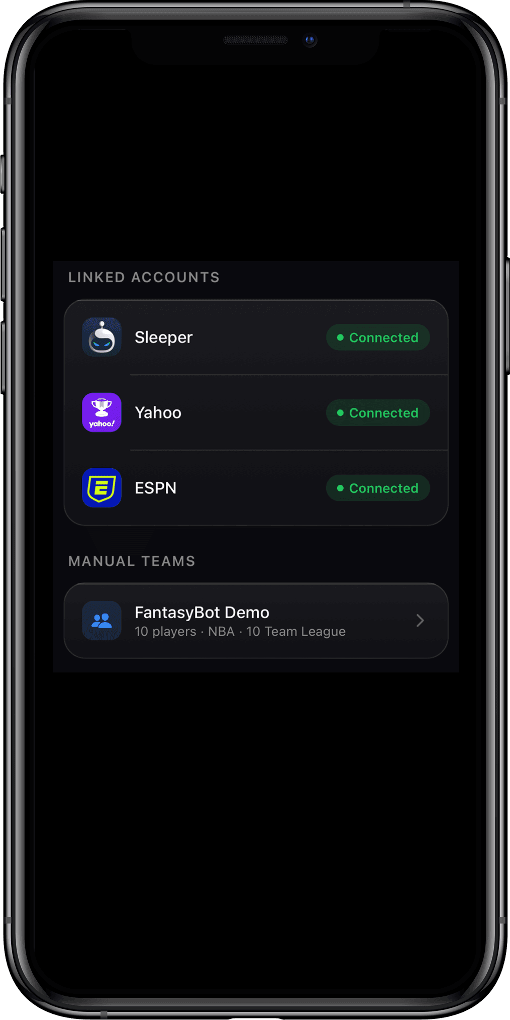 Link any league